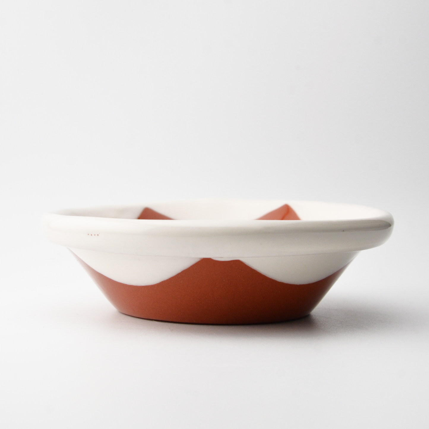 Bowl "alguidar" XS | blue green white wave