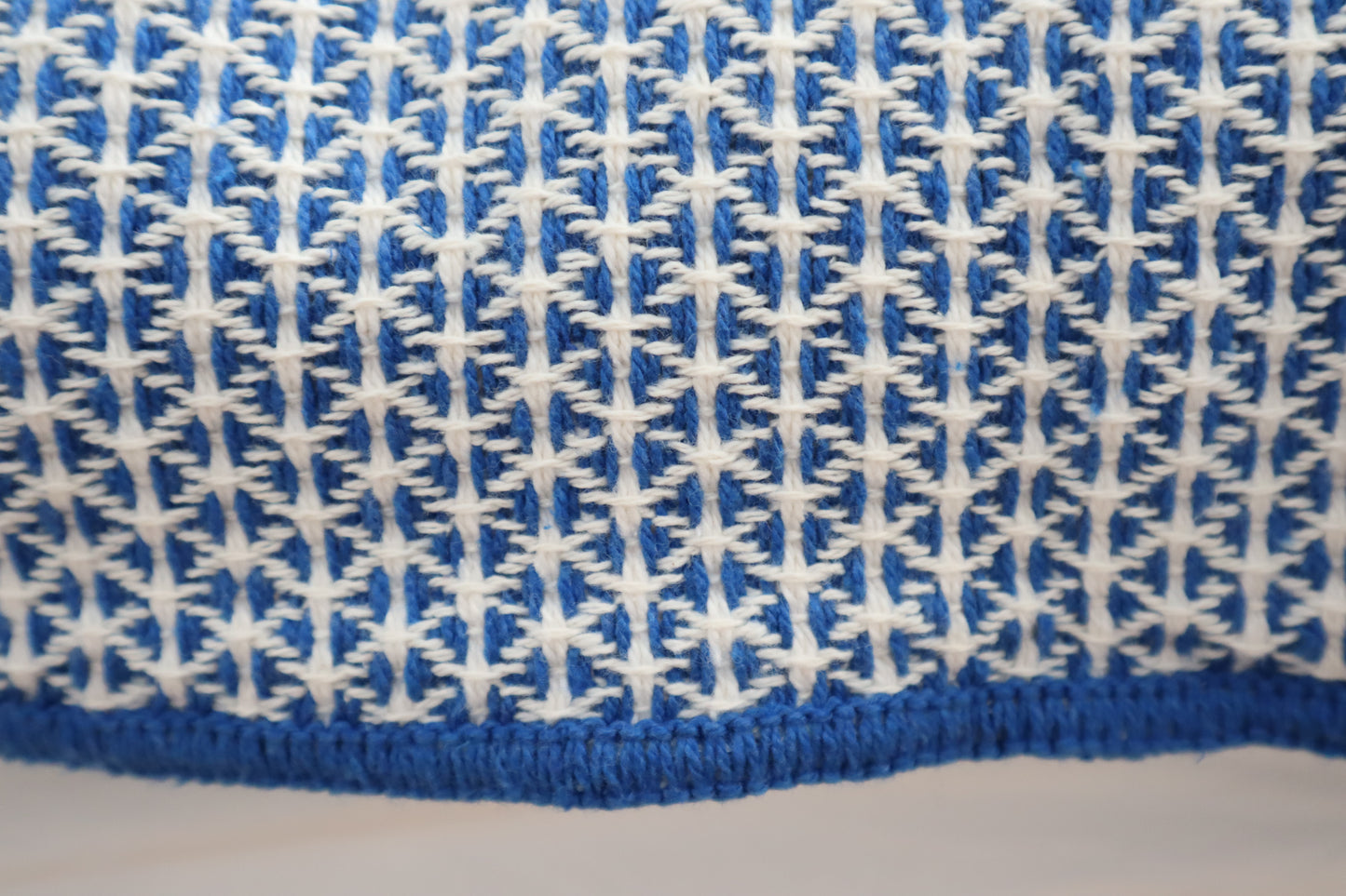 Decke "Menizas D´Aire" | navy & blau