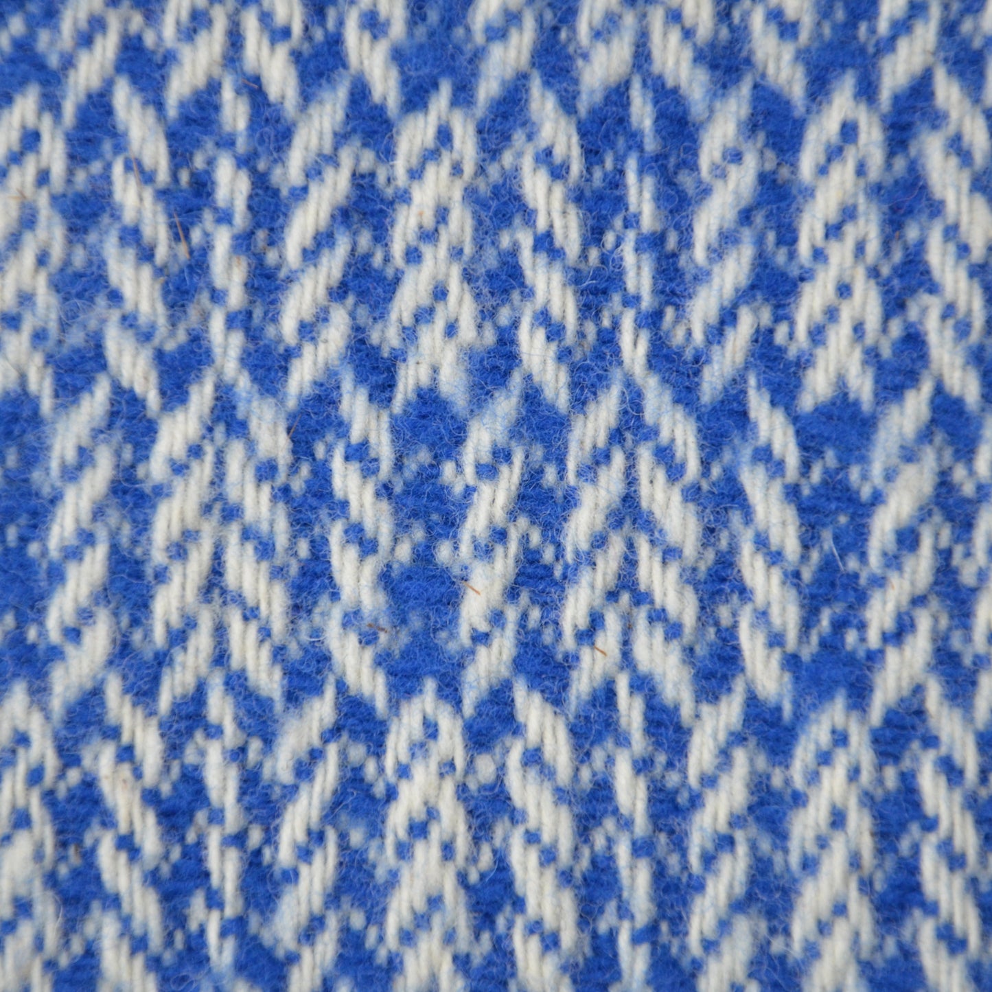 Manta de lã "espiga" | azul