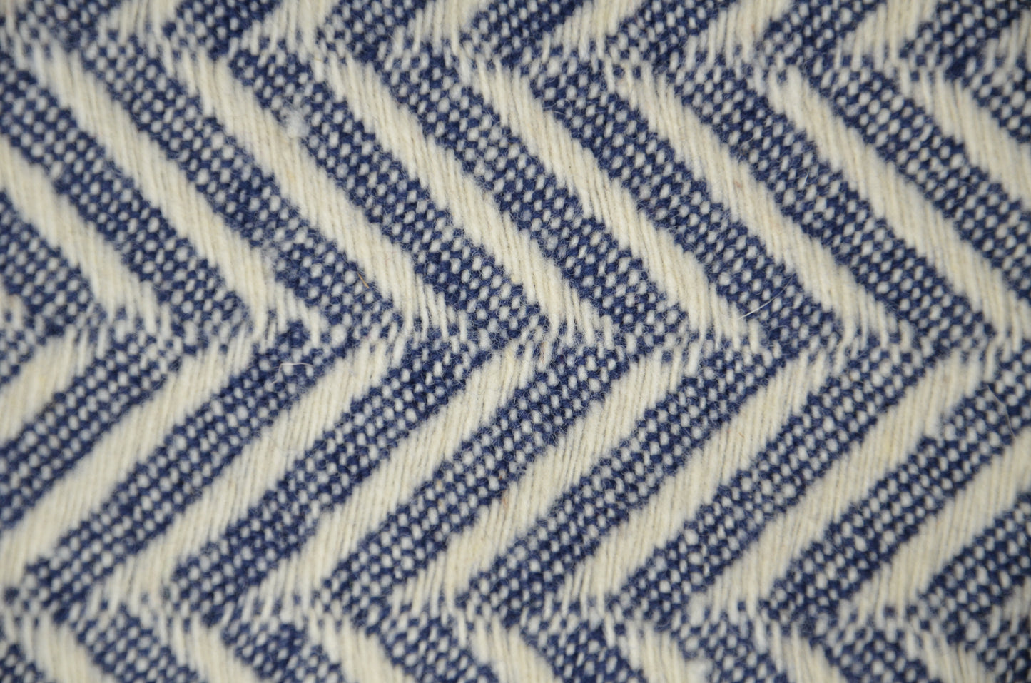 Manta de lã "visual" | azul escuro