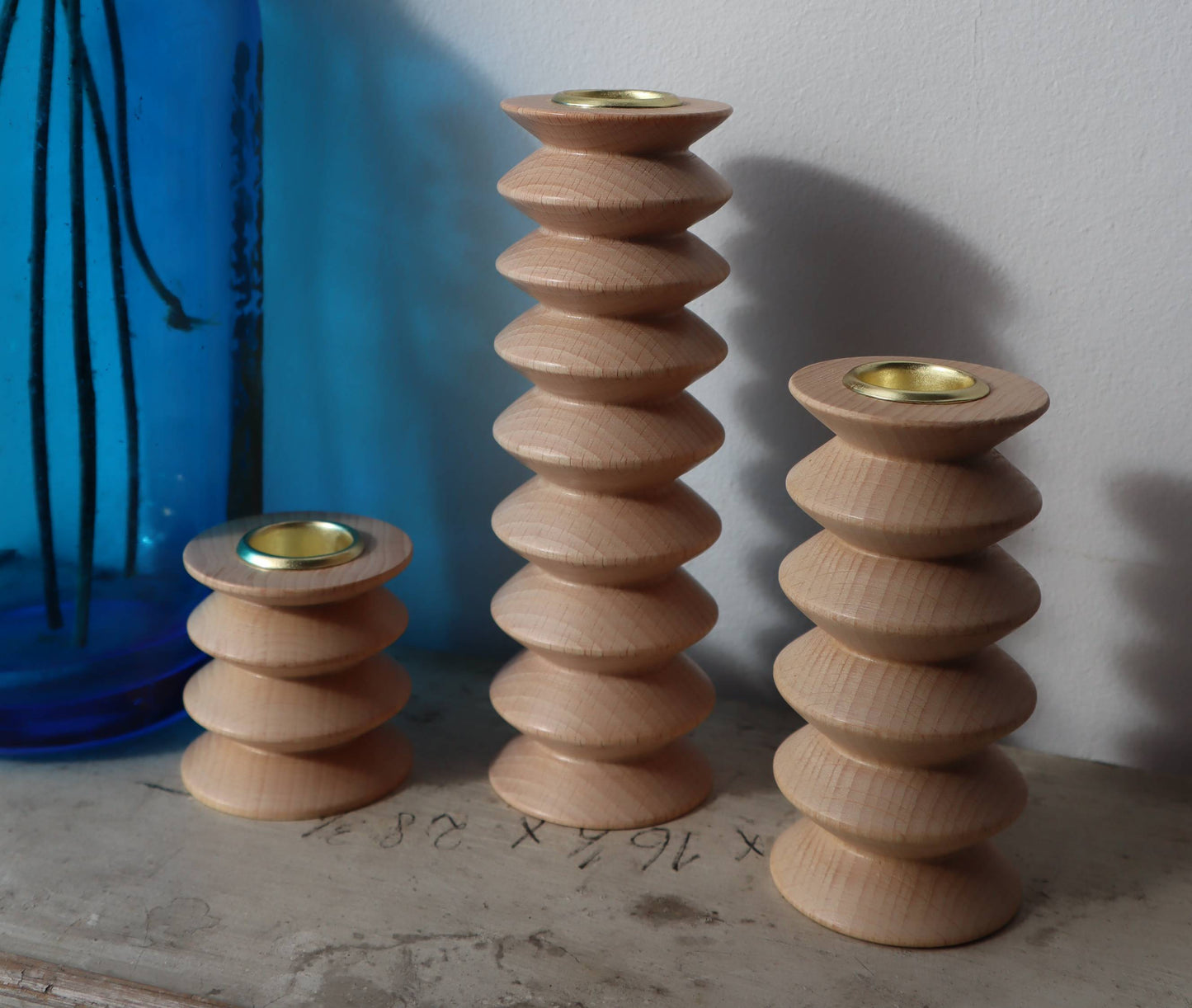 Kerzenhalter Totem N°2 | Holz | gedrechselt
