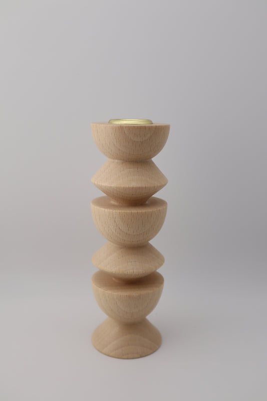 Castiçal Totem N°3 | madeira | torneado