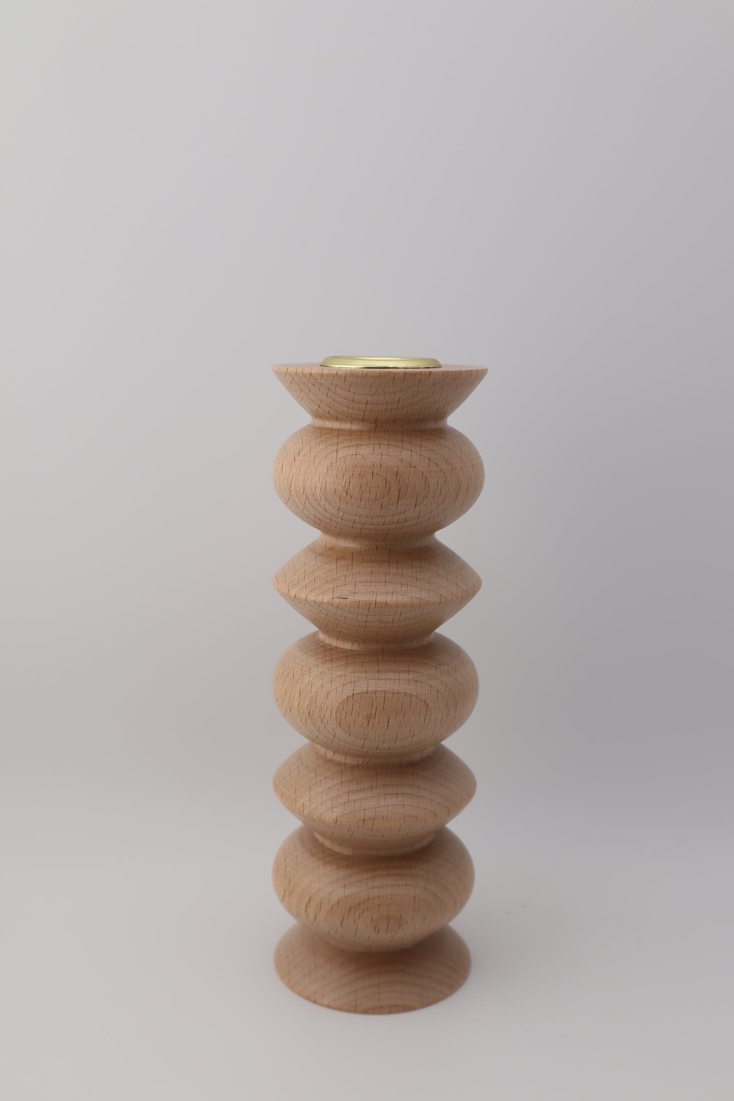 Castiçal Totem N°5 | madeira | torneado