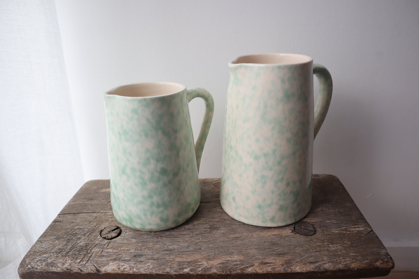 Large jug | speckles | blue green