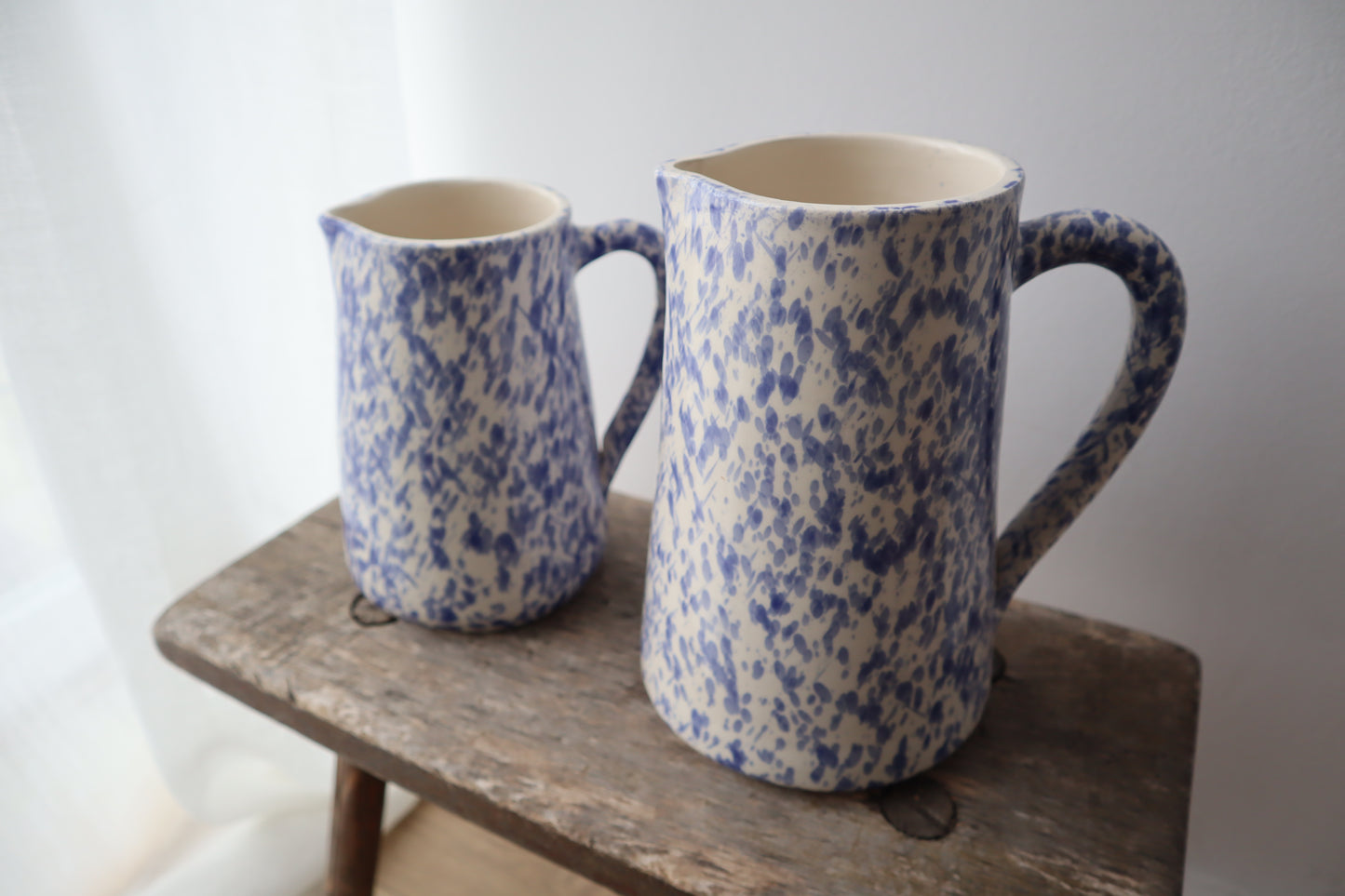 Large jug | speckles | blue green