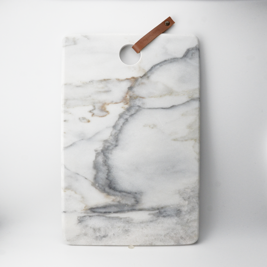 Tábua de mármore L | estampada em branco