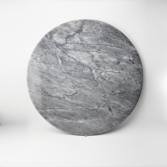 Tábua de mármore O | cinza estampado