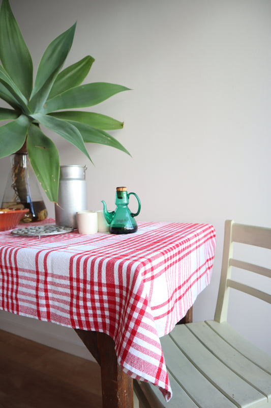 Tablecloths | checkered | blue yellow red green black