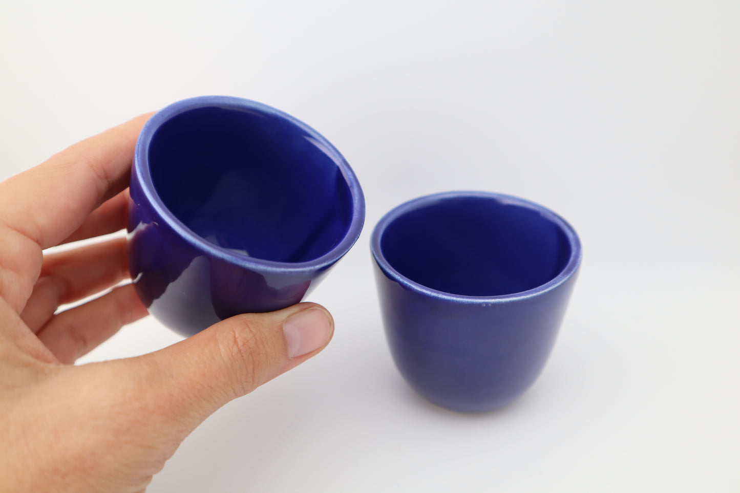 Kleine Becher | 2er Set | blau