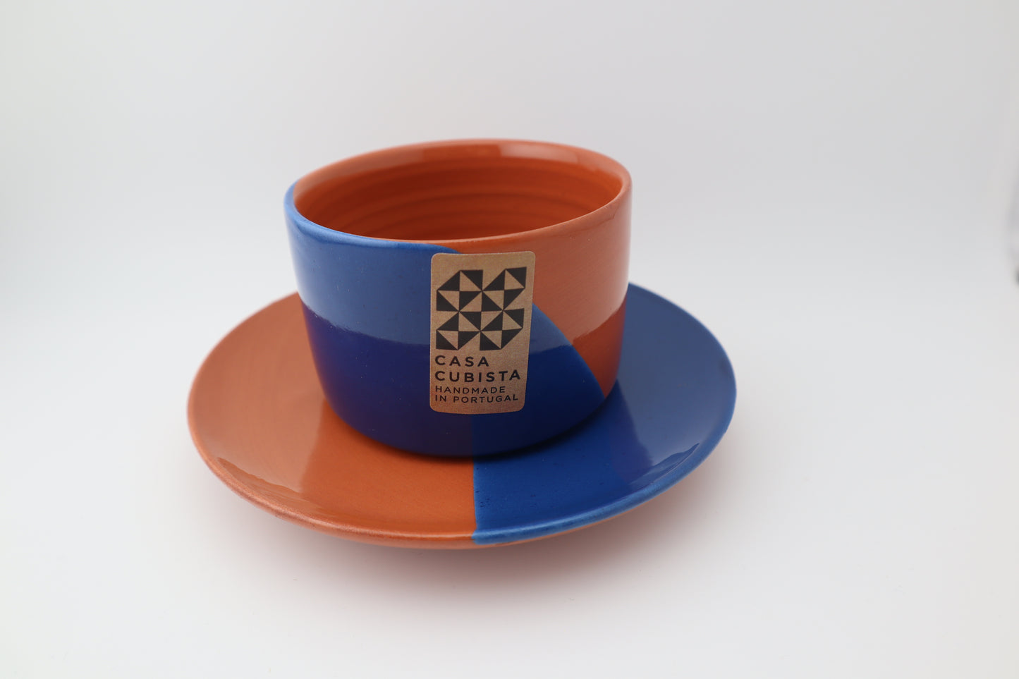 Tasse mit Untertasse | dipped | diverse Farben