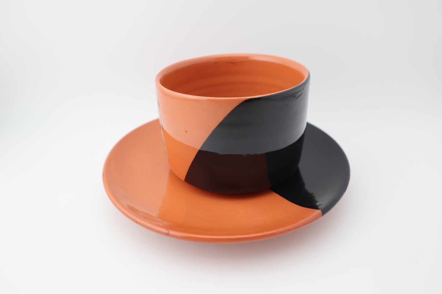 Tasse mit Untertasse | dipped | diverse Farben