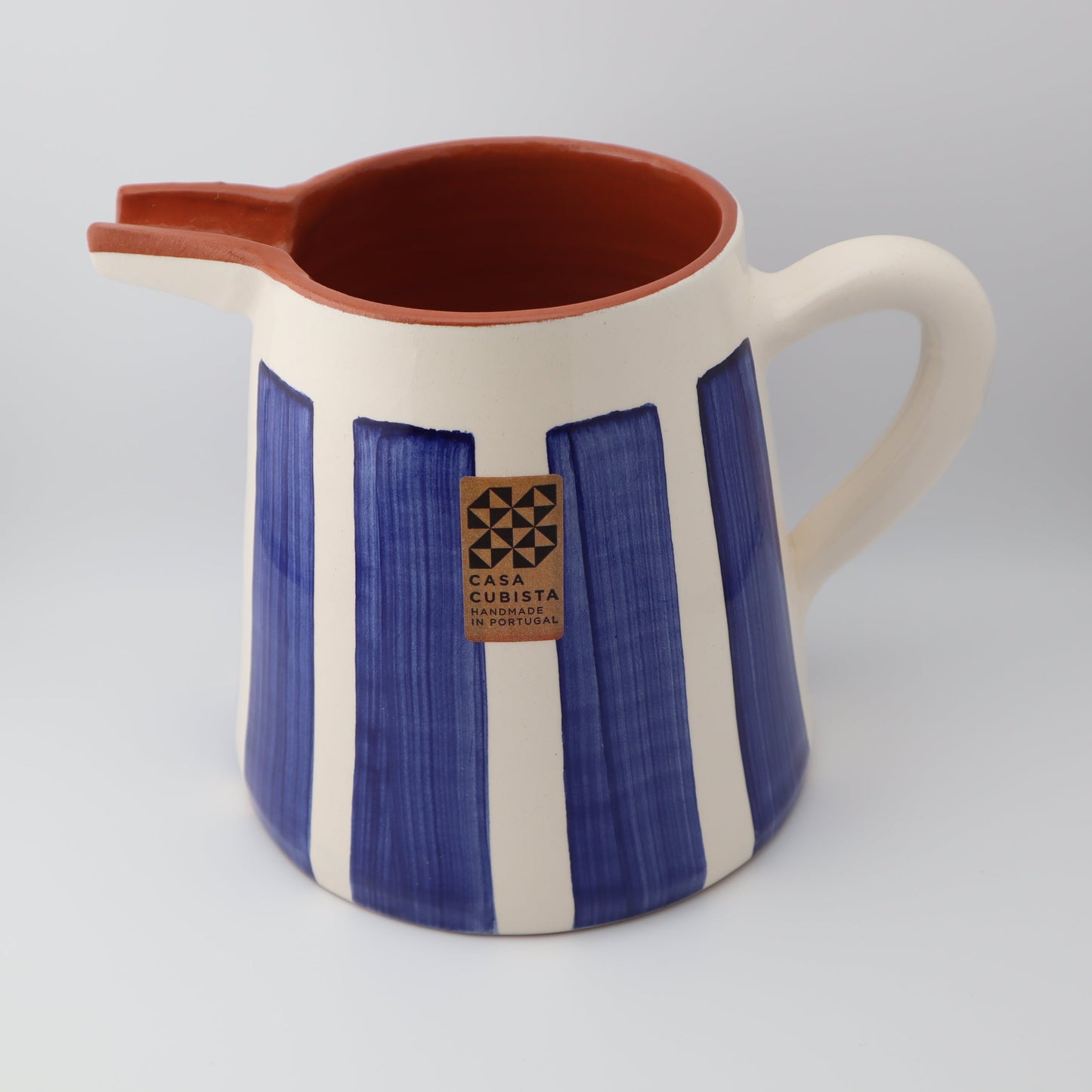 jug | bold stripe | blue