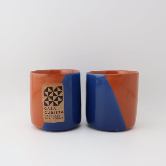 Small cups | set of 2 | dipped | various colors