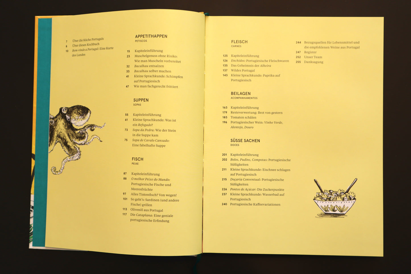 A cozinha portuguesa // livro de culinária