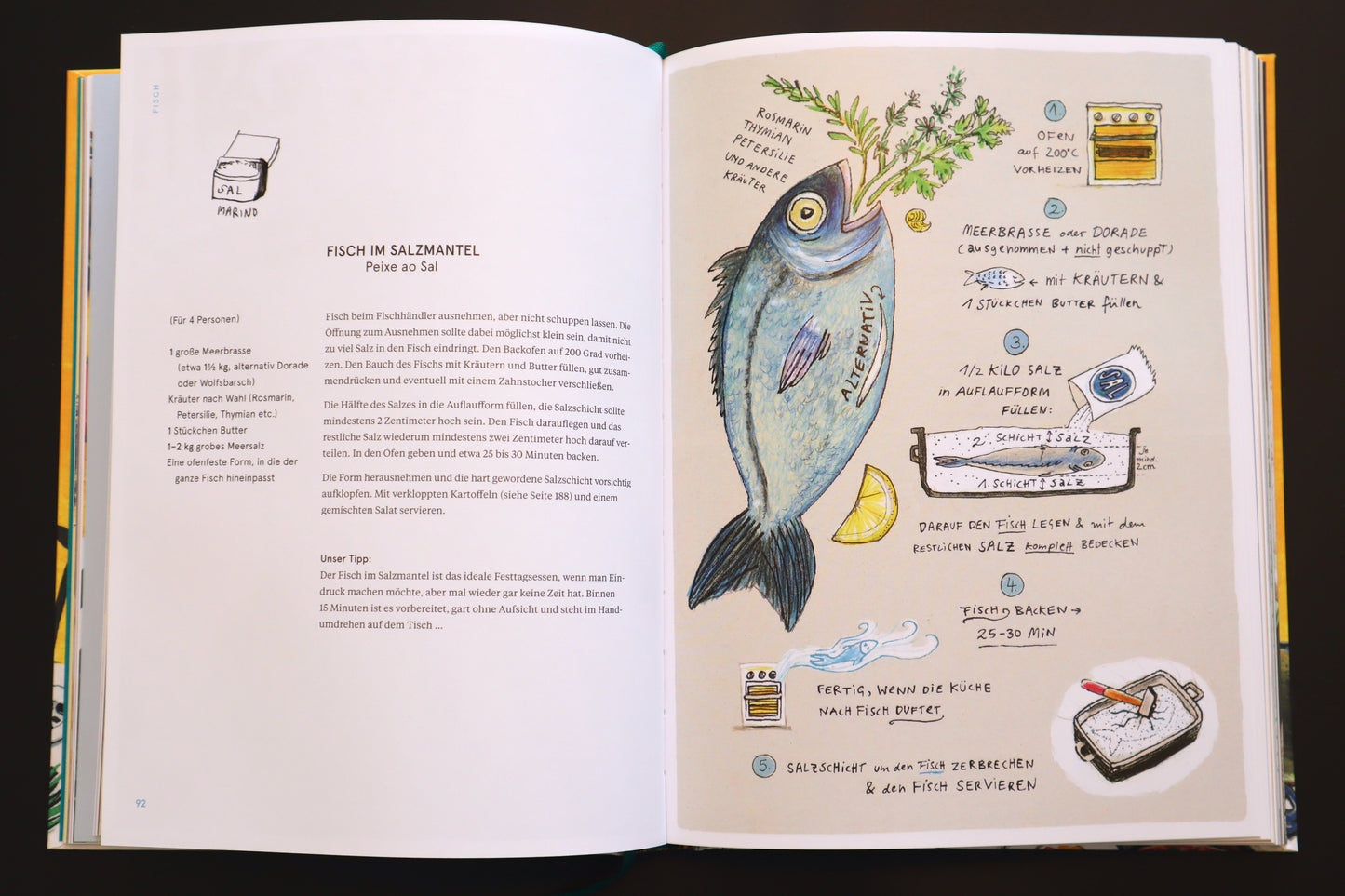 A cozinha portuguesa // livro de culinária