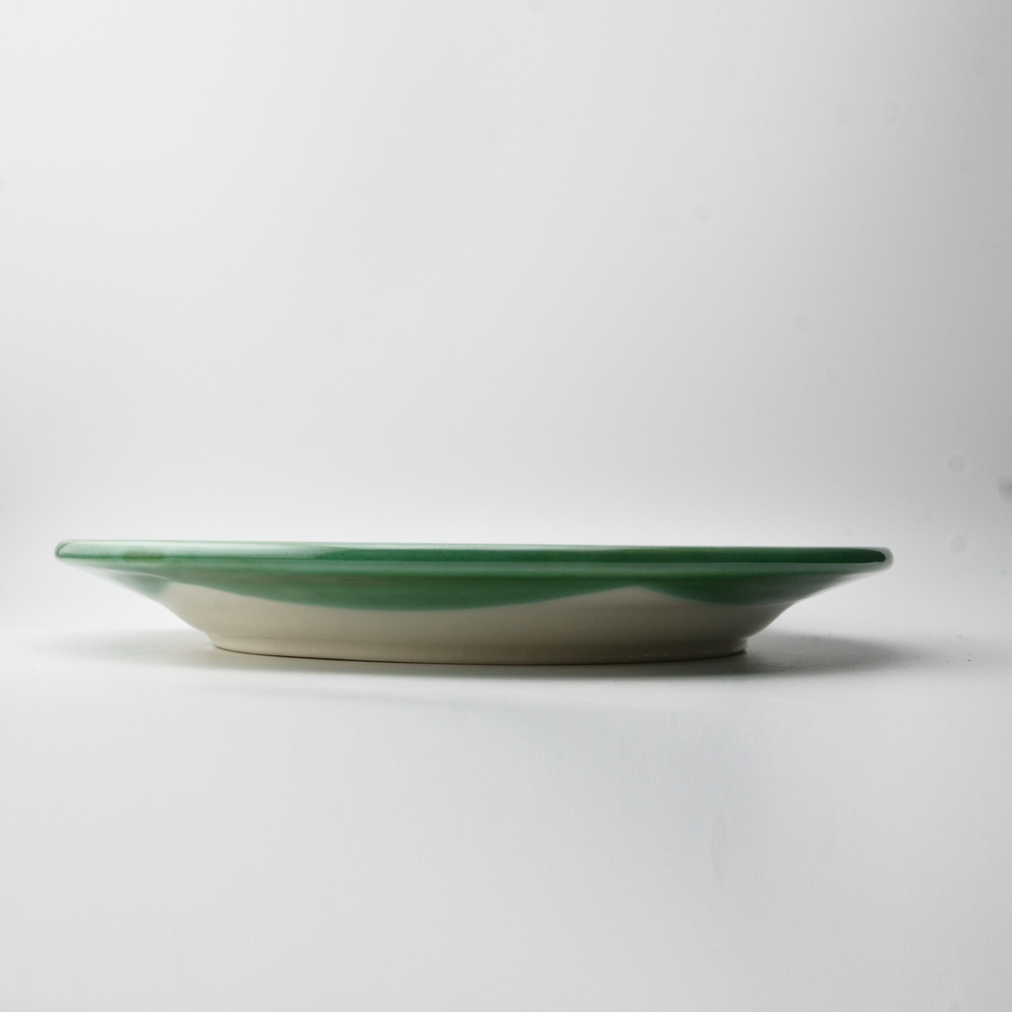 Plates | large &amp; small | green wave