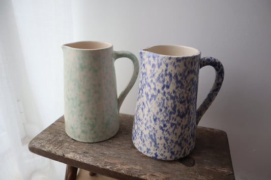 Large jug | speckles | blue green