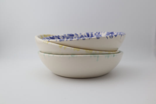 Small bowl | speckles | blue green yellow